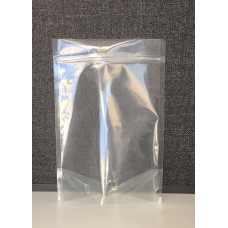 250g Clear/Clear Stand Up Pouch w Zip Lock  (1000pcs/box) ($0.18 per bag)